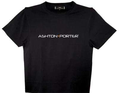 Ashton Porter Round Neck Printed T-Shirt